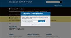 Desktop Screenshot of eastdevon.gov.uk