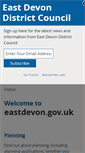 Mobile Screenshot of eastdevon.gov.uk